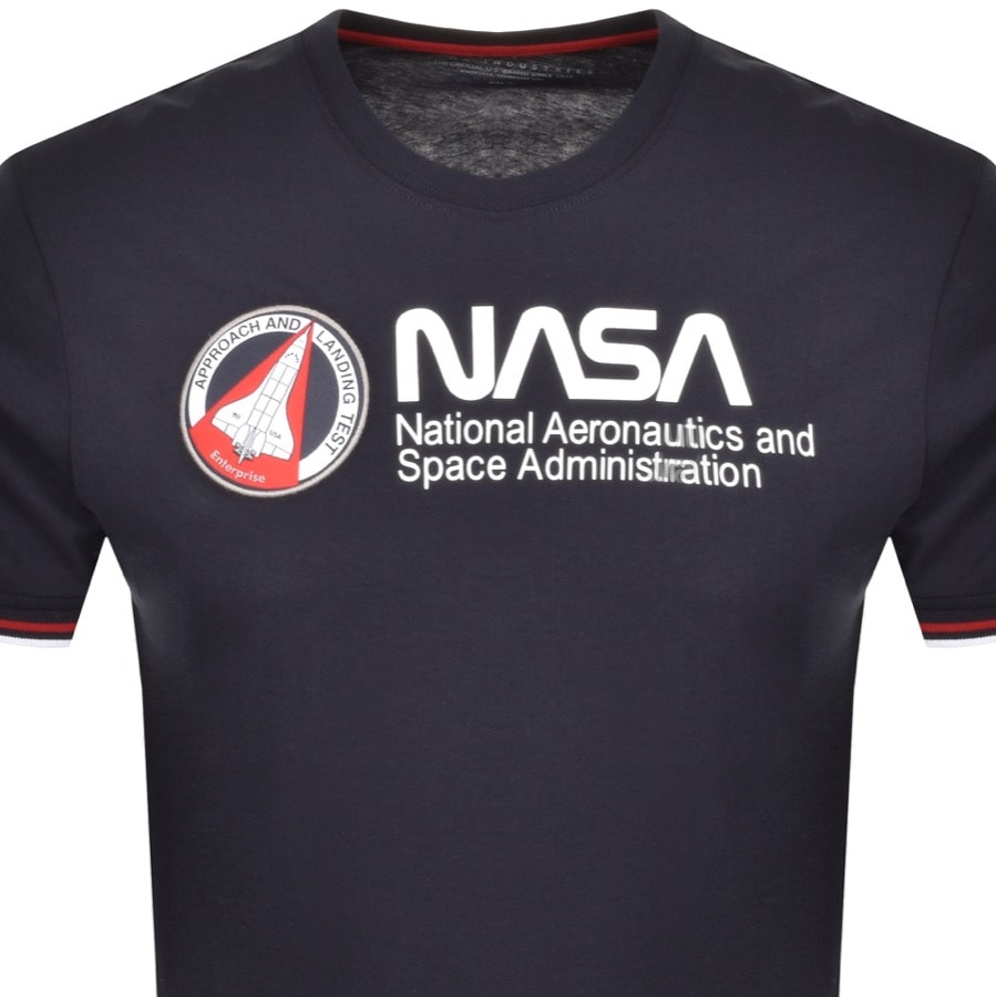 Alternative Image for ProductAlpha Industries Nasa Retro T Shirt Blue2